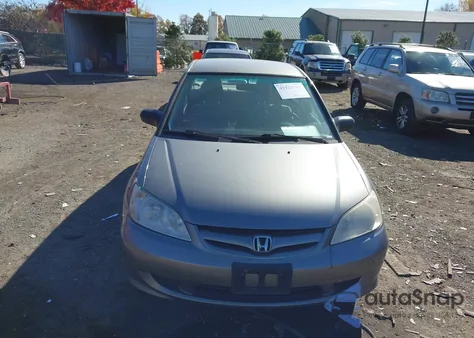 2005 Honda Civic Lx из США, поврежденный, VIN JHMES16505S007064